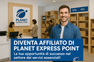 Diventa Affiliato di Planet Express Point: La Tua Opportunità di Successo nel Settore dei Servizi Essenziali!